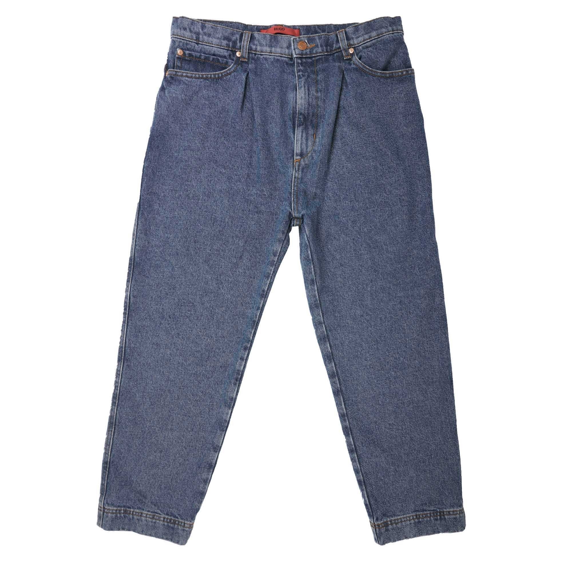 HUGO 843 Relaxed Fit Jeans - Blue