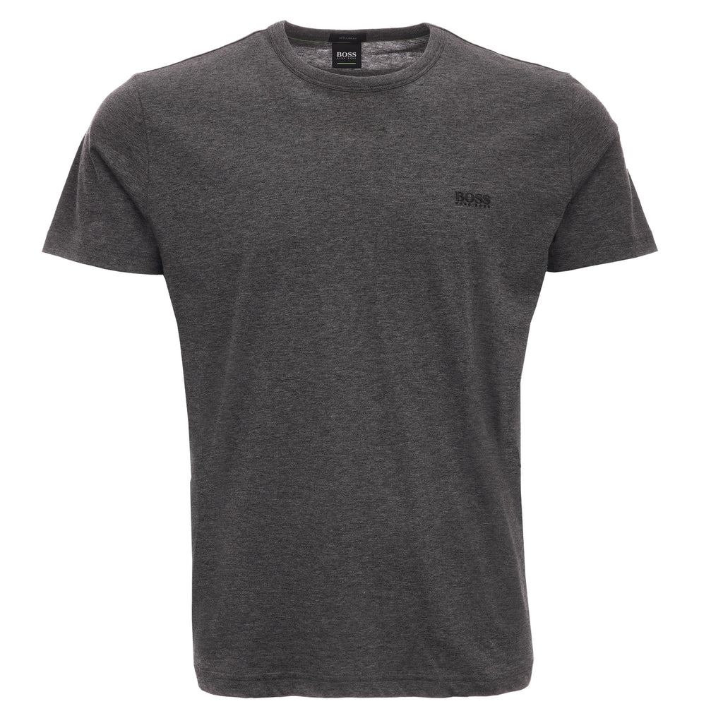 Boss Crew Neck Jersey T-Shirt - Medium Grey