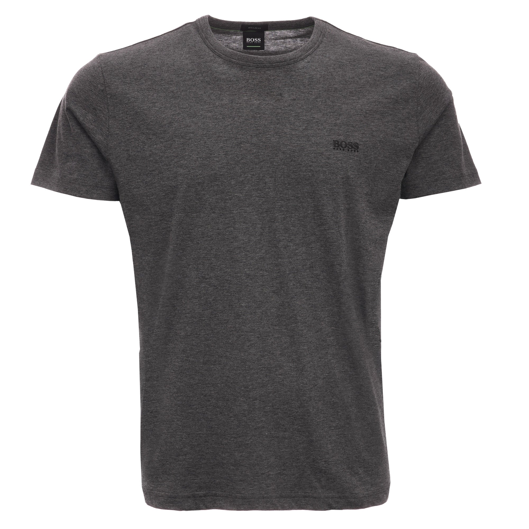 Boss Crew Neck Jersey T-Shirt - Medium Grey