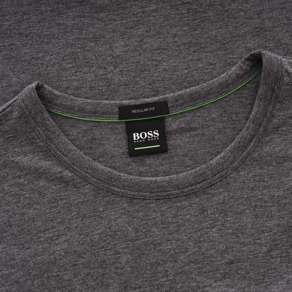 Boss Crew Neck Jersey T-Shirt - Medium Grey