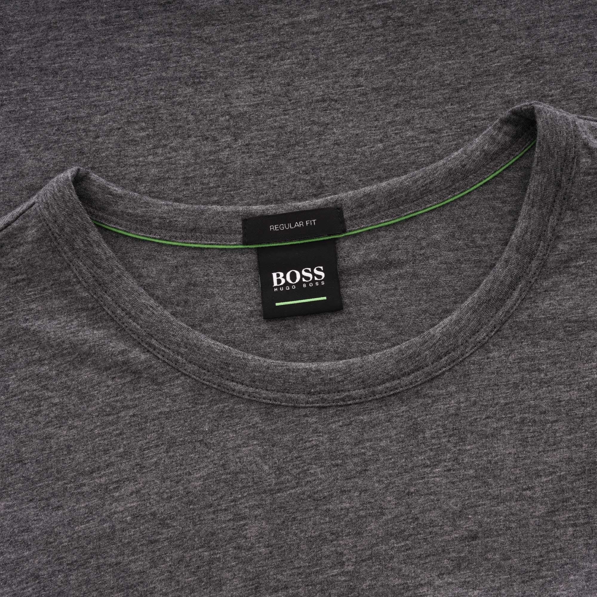 Boss Crew Neck Jersey T-Shirt - Medium Grey