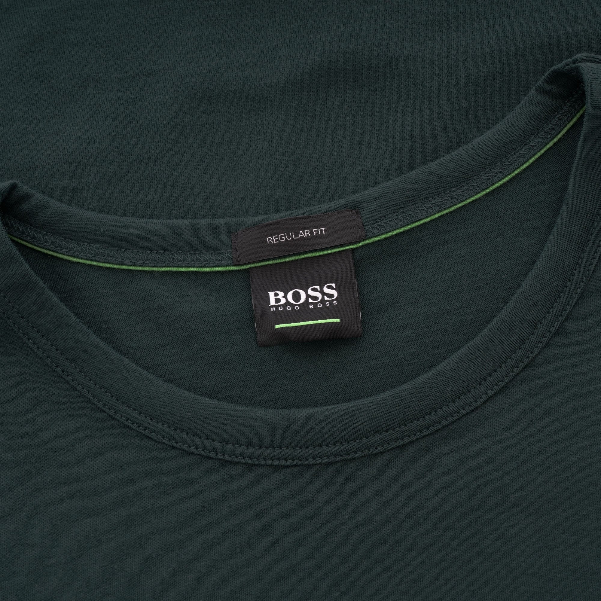 Boss Crew Neck Jersey T-Shirt - Green