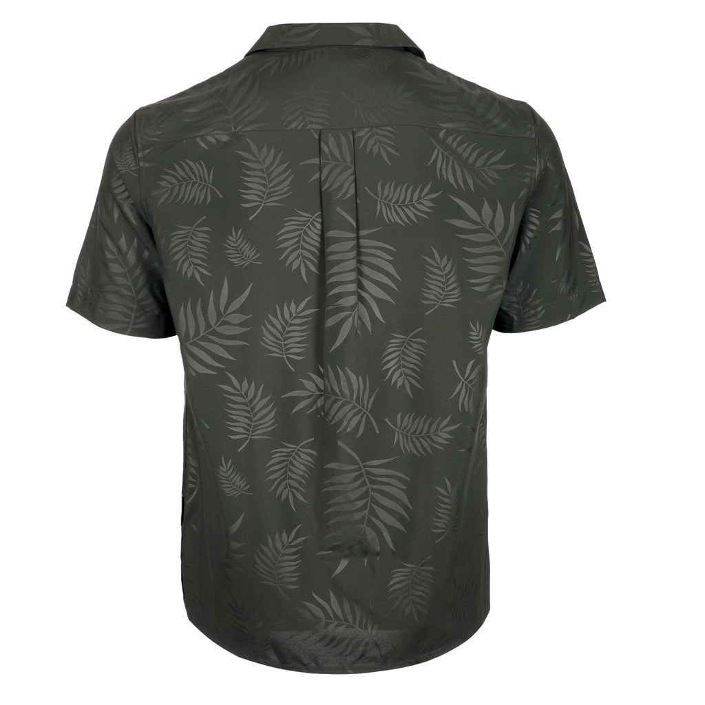 Emporio Armani Floral Print Woven Shirt - Verde