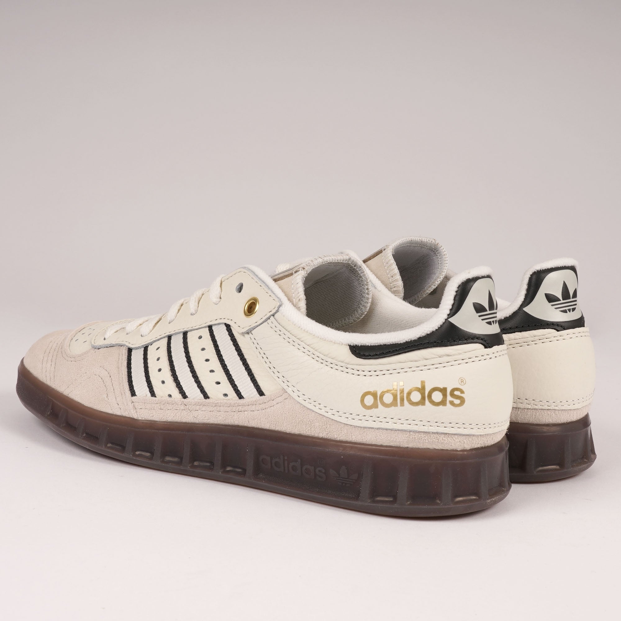 Adidas Originals Handball Top - Off White, Carbon & Clear Brown
