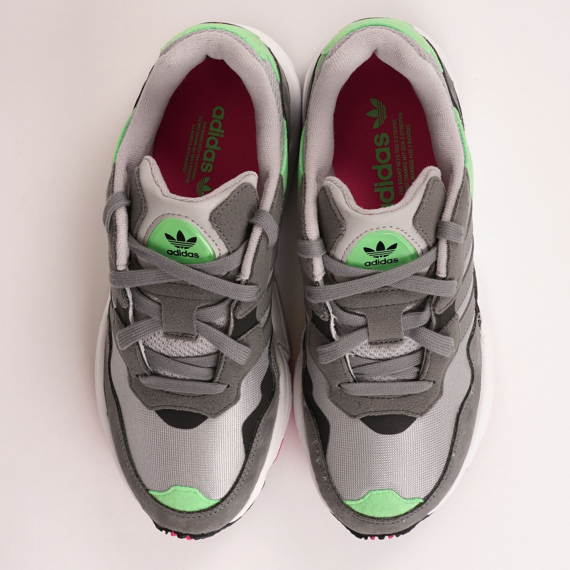 Adidas Originals Yung-96 - Grey Two, Grey Three & Shock Pink