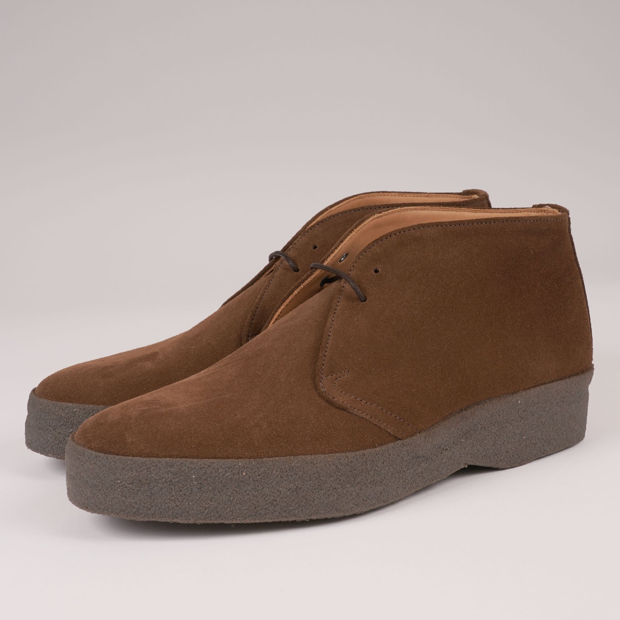 Sanders Snuff Suede Chukka Hi Top Boot