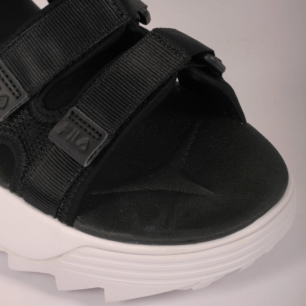 Fila Womens Disruptor Sandals - Black & White