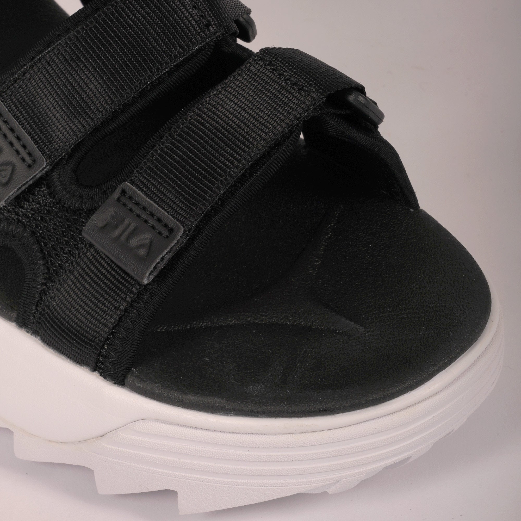 Fila Womens Disruptor Sandals - Black & White
