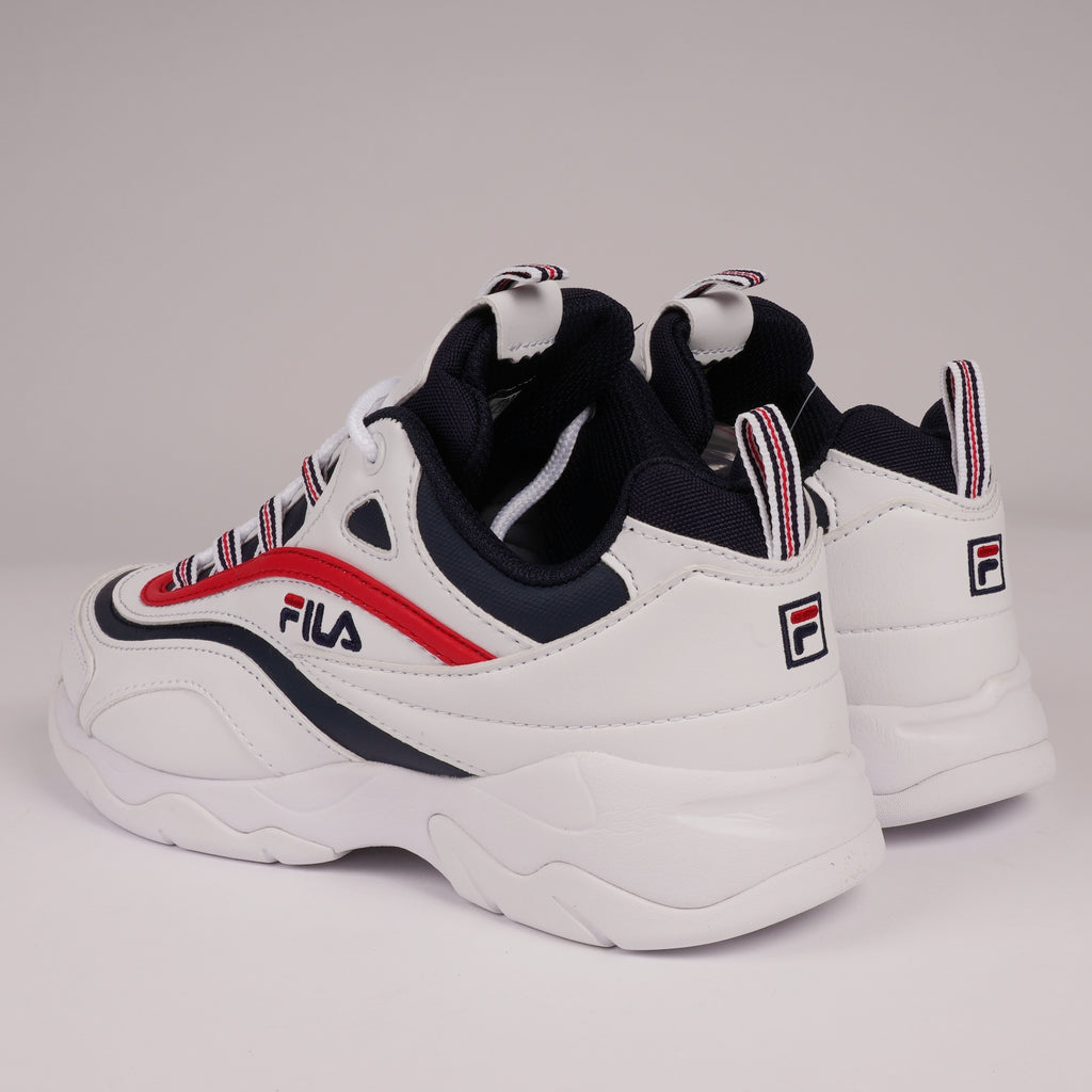 Fila Ray - White, Fila Red & Fila Navy
