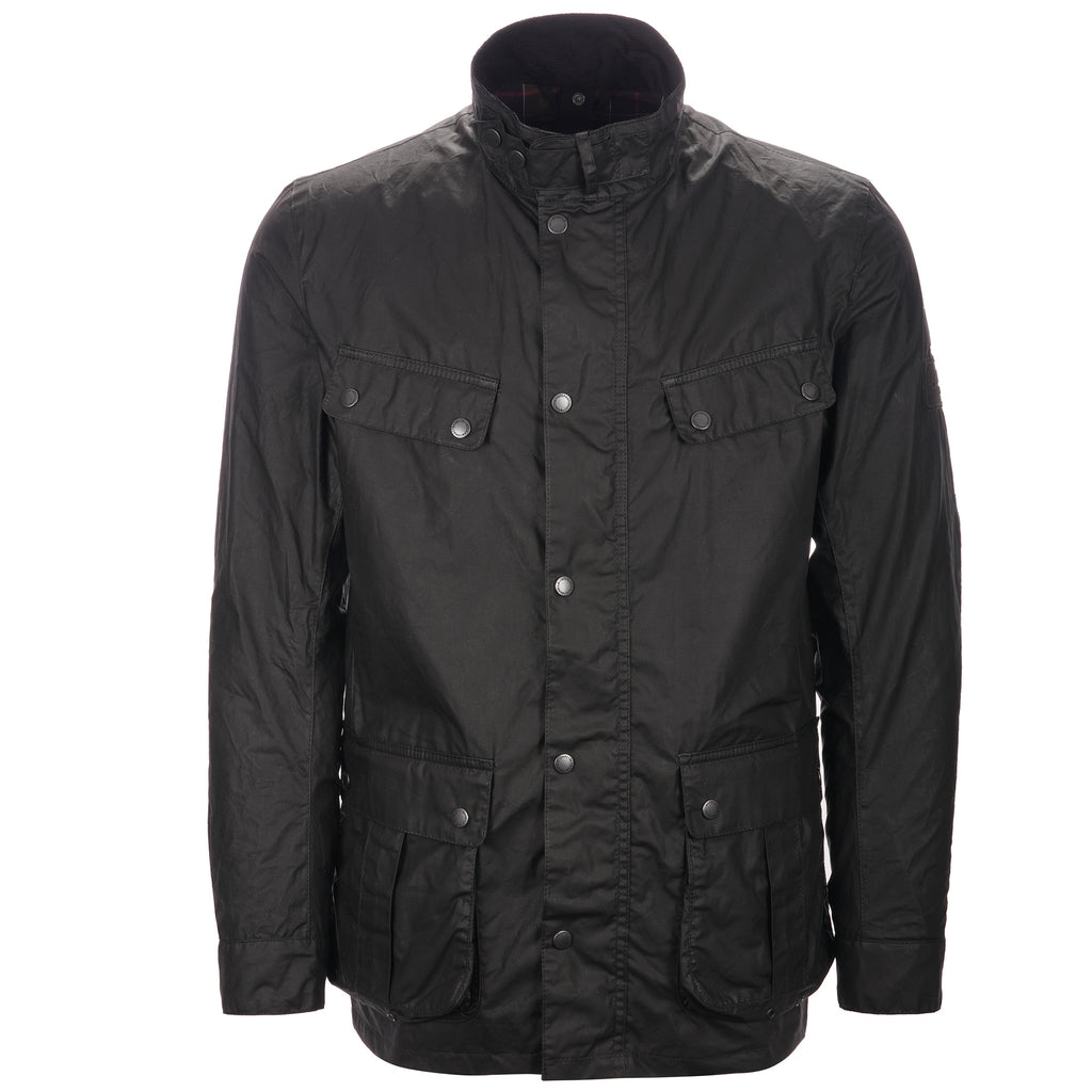 Barbour International Duke Wax Lightweight Jacket - Black