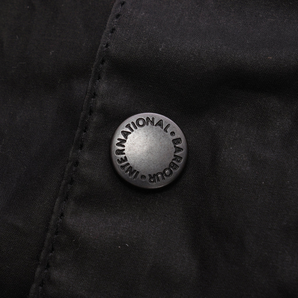 Barbour International Duke Wax Lightweight Jacket - Black