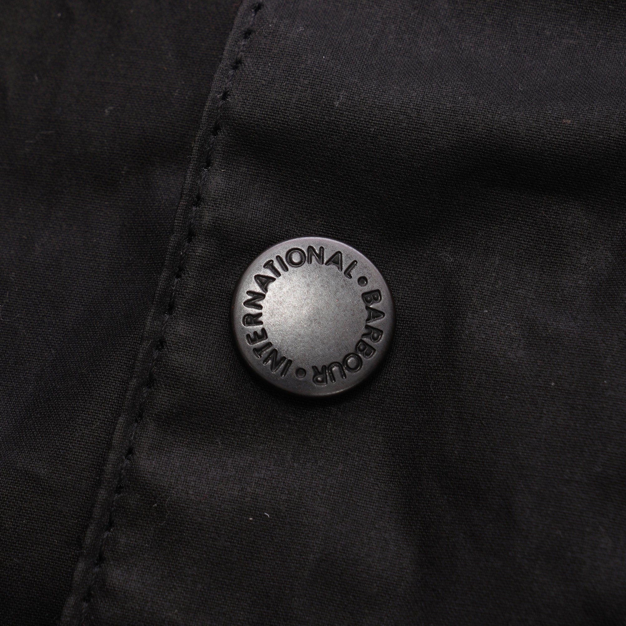 Barbour International Duke Wax Lightweight Jacket - Black