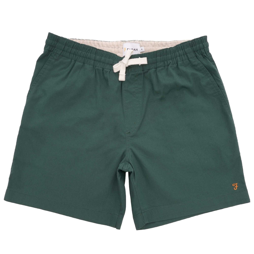 Farah Archive The Val Stretch Twill Shorts - Green