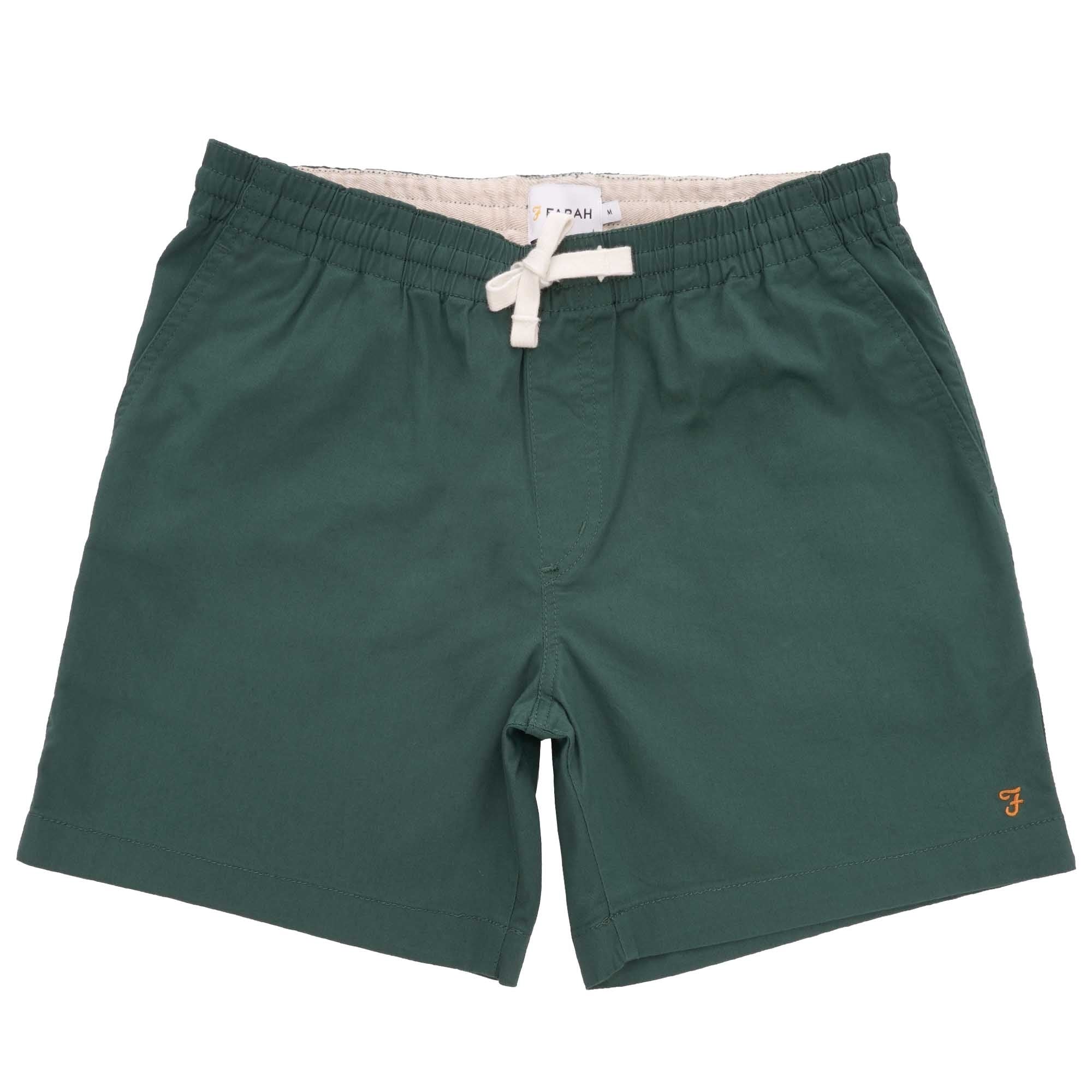 Farah Archive The Val Stretch Twill Shorts - Green