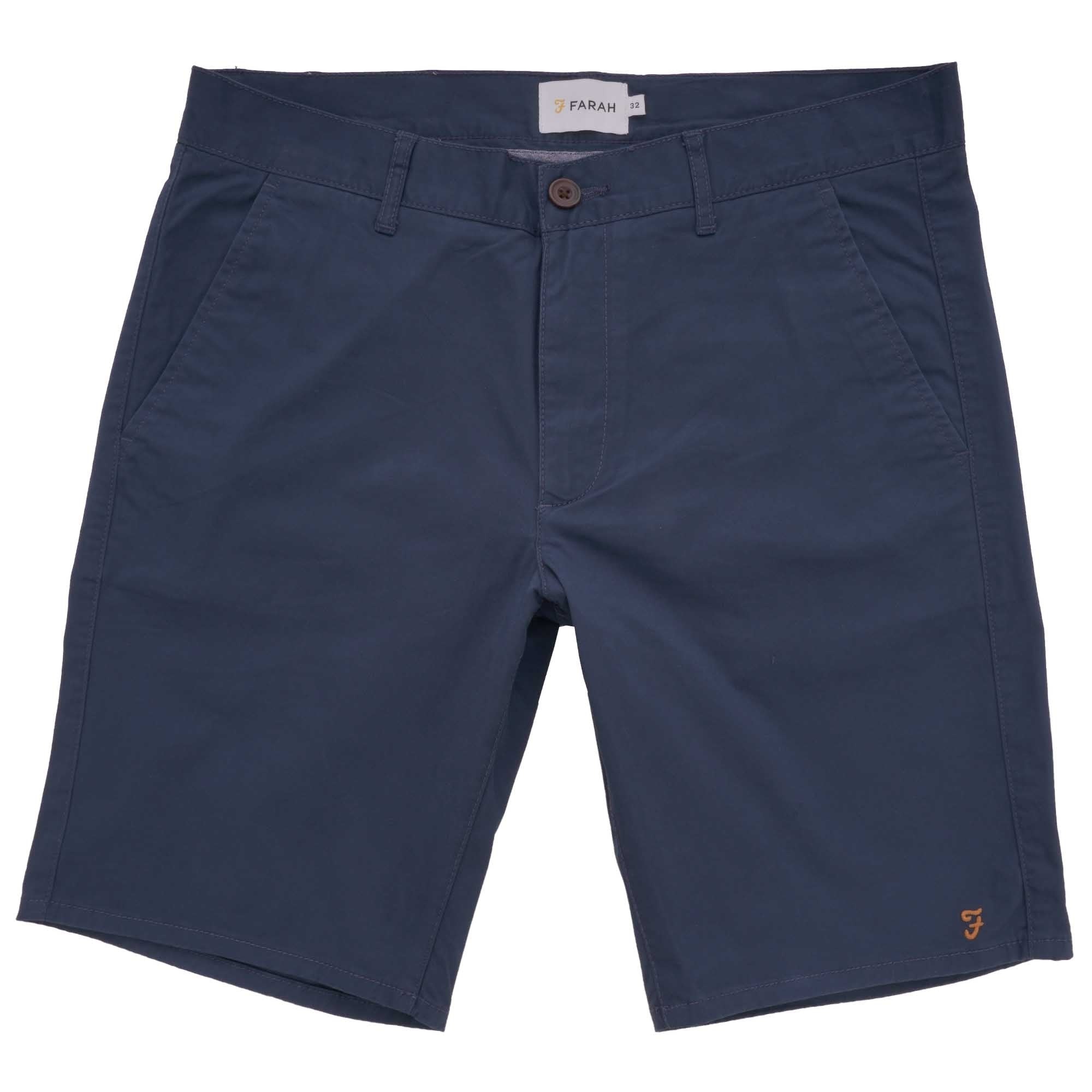 Farah Archive Hawk Chino Shorts - Blue