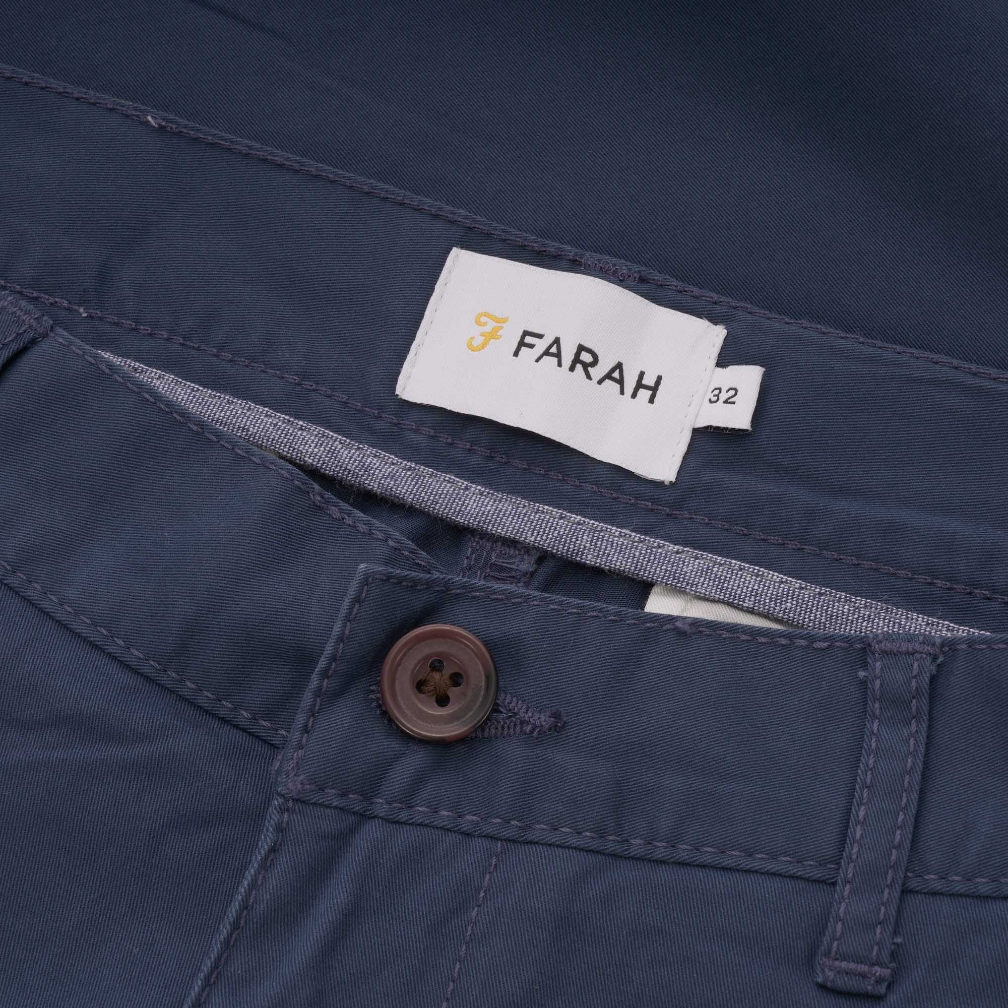 Farah Archive Hawk Chino Shorts - Blue