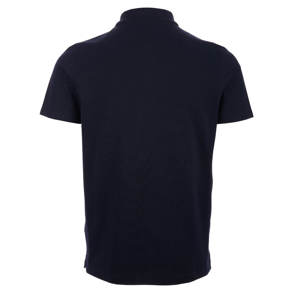 Paul and Shark Pique Cotton Polo Shirt -Navy