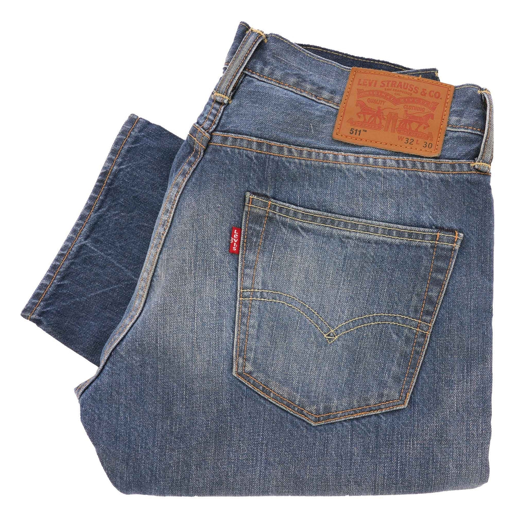 Levi's® 511 Slim Fit Selvedge Jeans - Fender