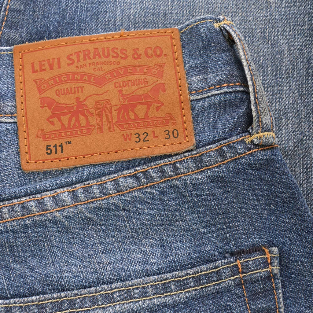 Levi's® 511 Slim Fit Selvedge Jeans - Fender