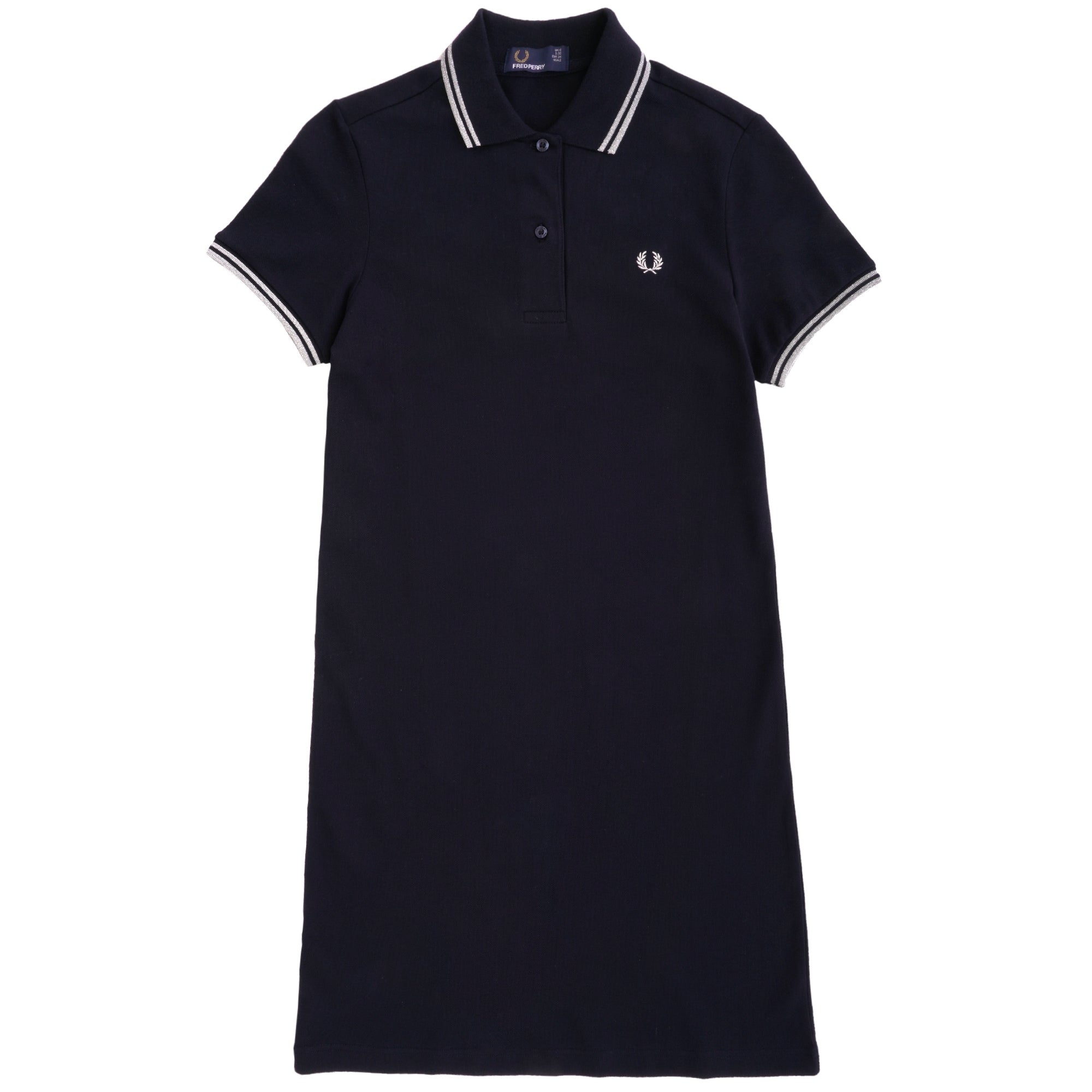 Fred Perry Womens Womens Twin Tipped Dress - Navy
