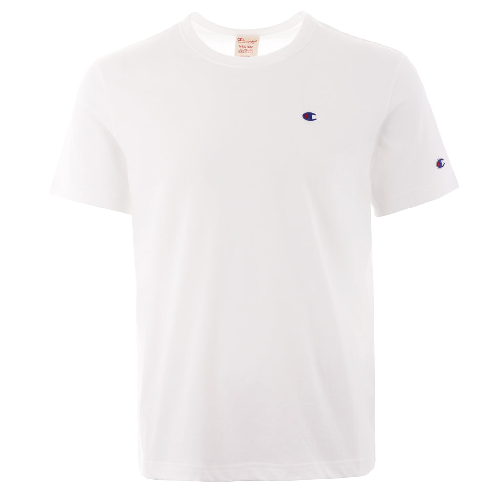 Champion Script Logo Back Crew Neck T-Shirt - White