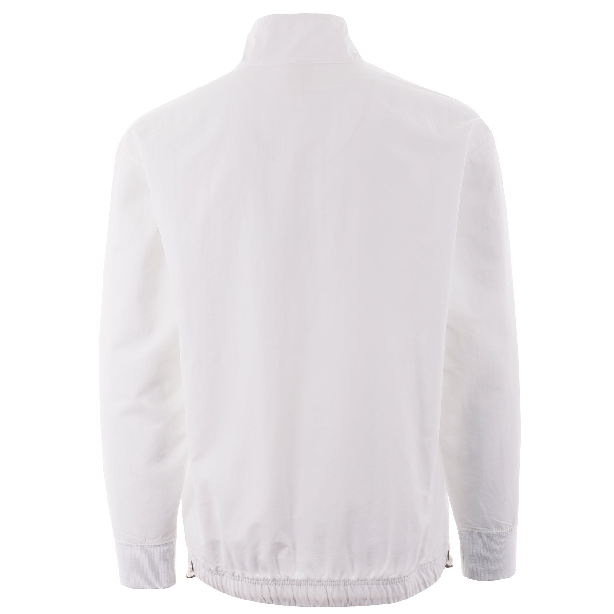 Champion Small Script Logo Half Zip Top - White