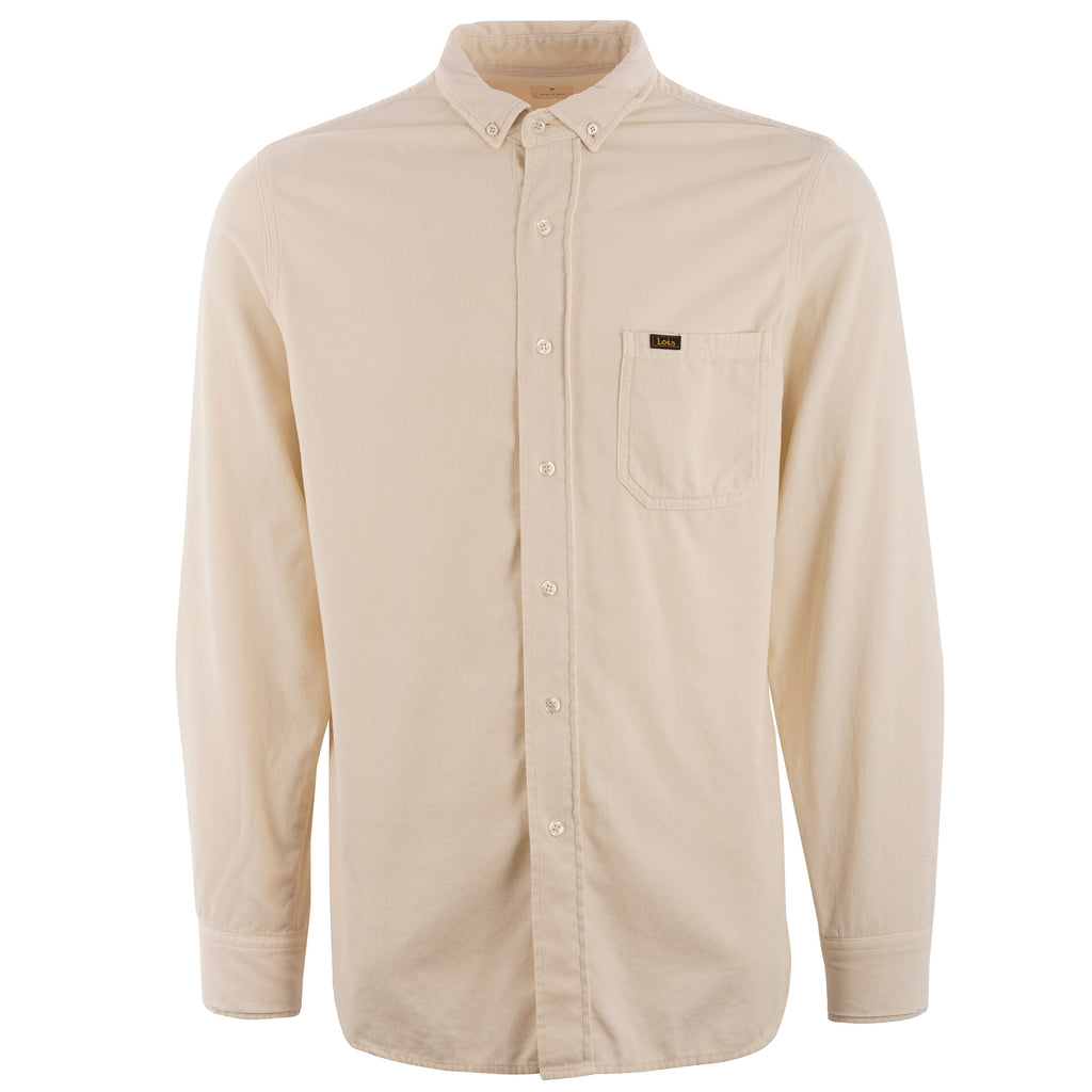 Lois Jeans Thomas Needle Cord Shirt - Ecru