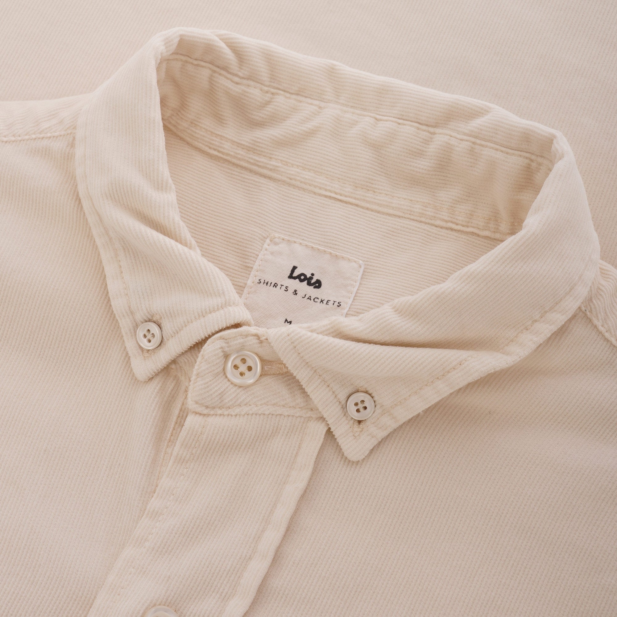 Lois Jeans Thomas Needle Cord Shirt - Ecru