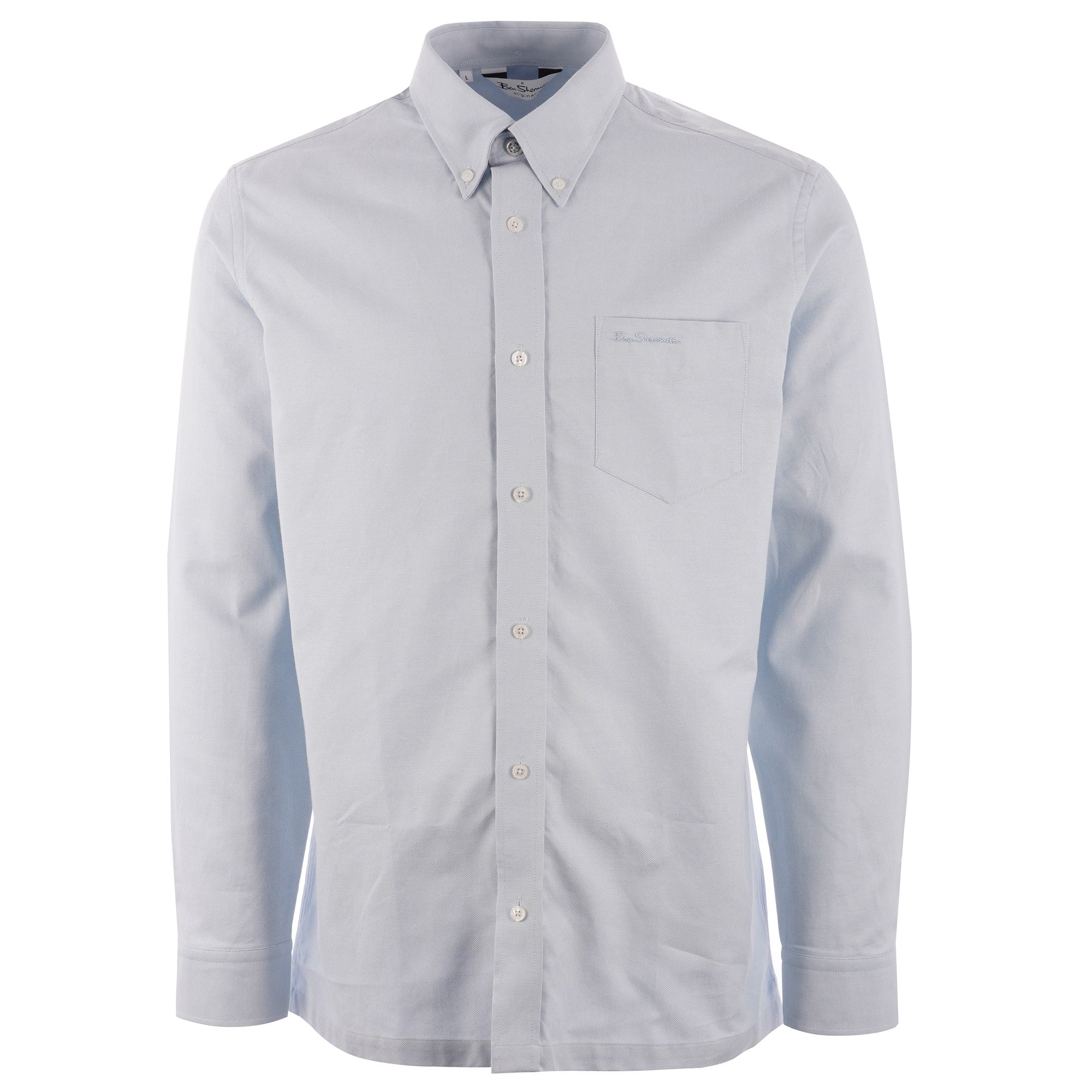 Ben Sherman Long Sleeve Oxford Shirt - Mint