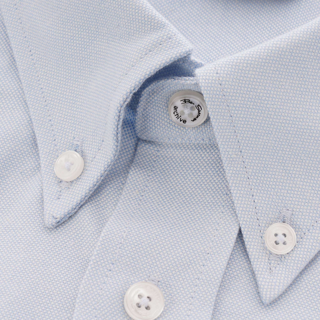 Ben Sherman Long Sleeve Oxford Shirt - Mint