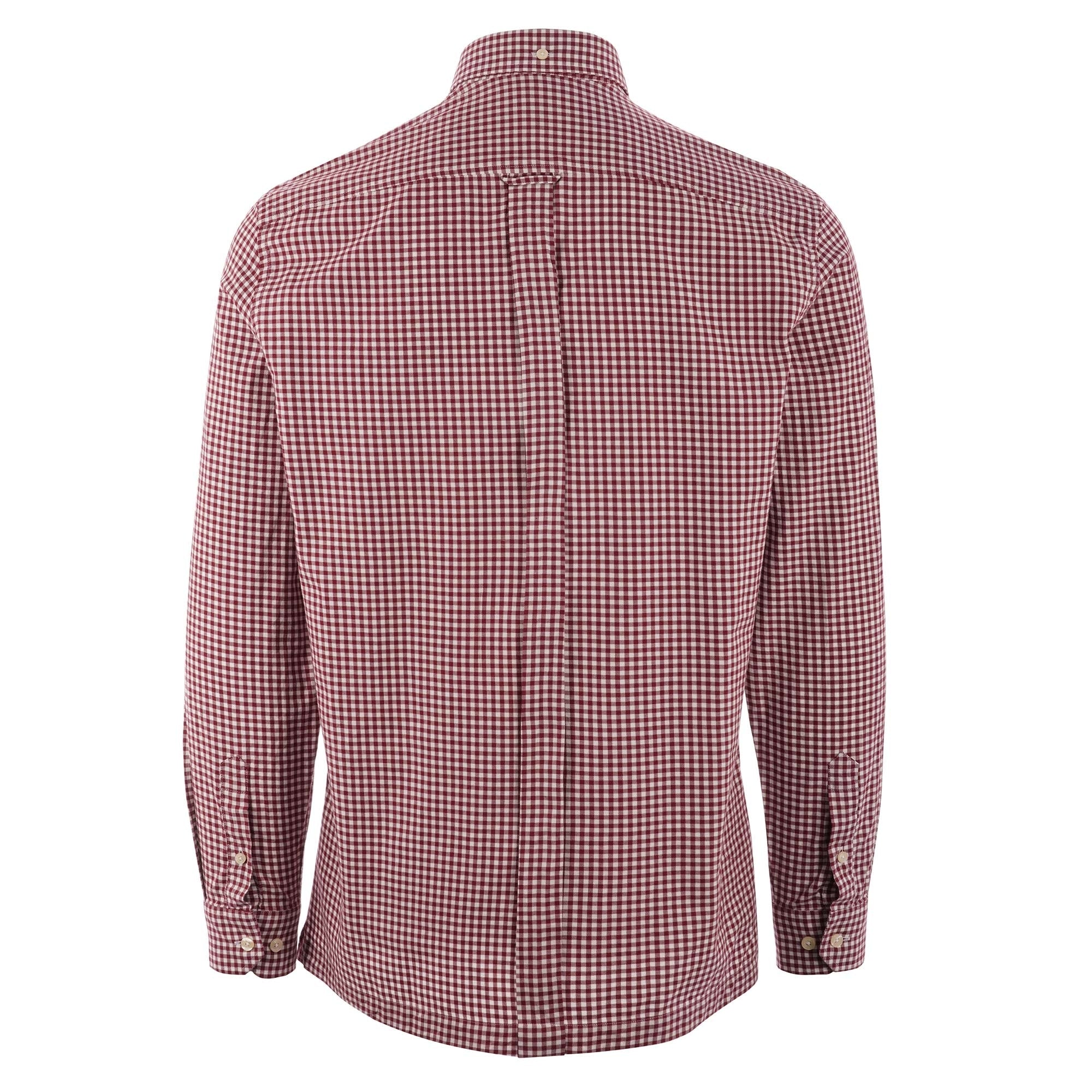 Ben Sherman Long Sleeve Mini House Gingham Shirt - Wine