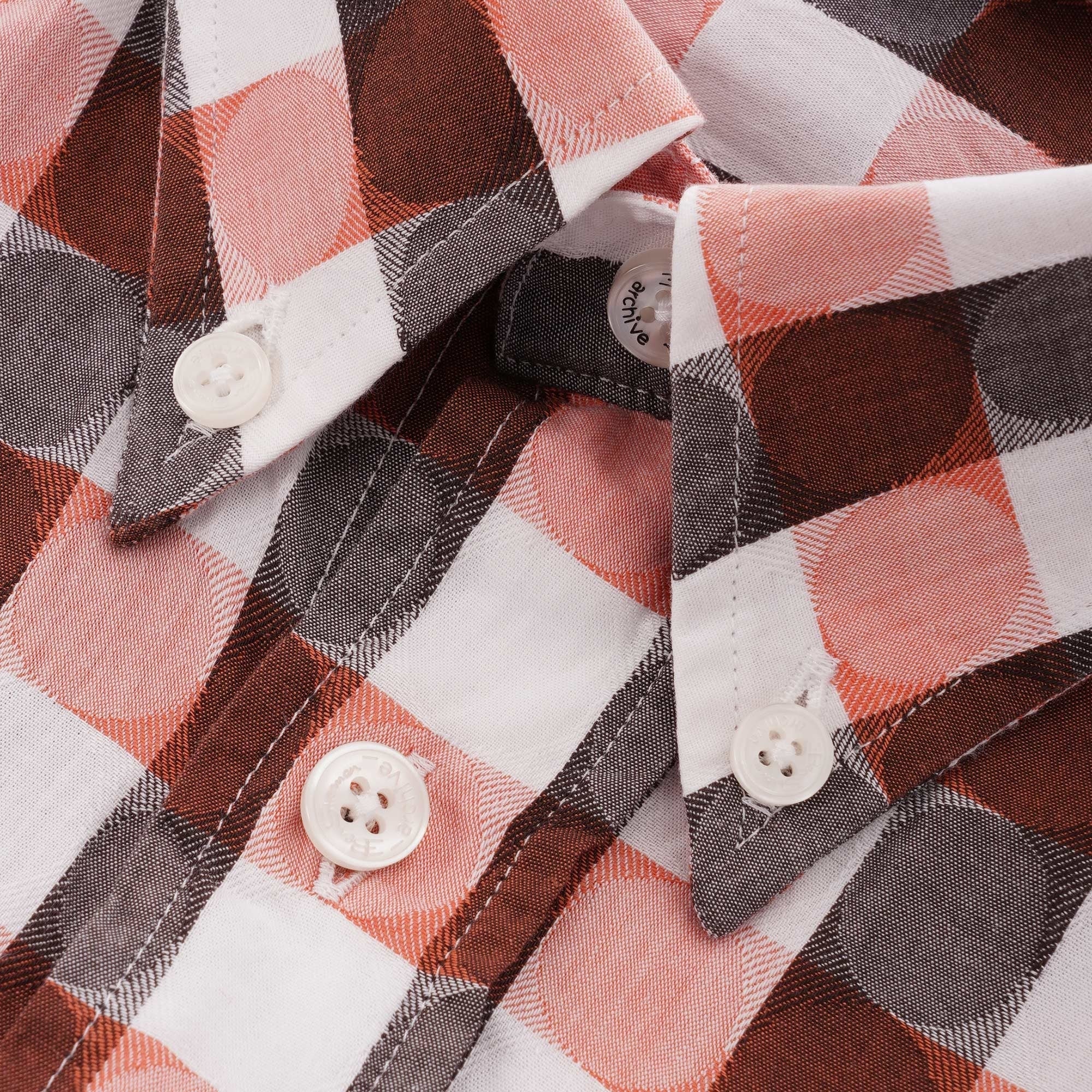 Ben Sherman Princetown Short Sleeve Shirt - Orange