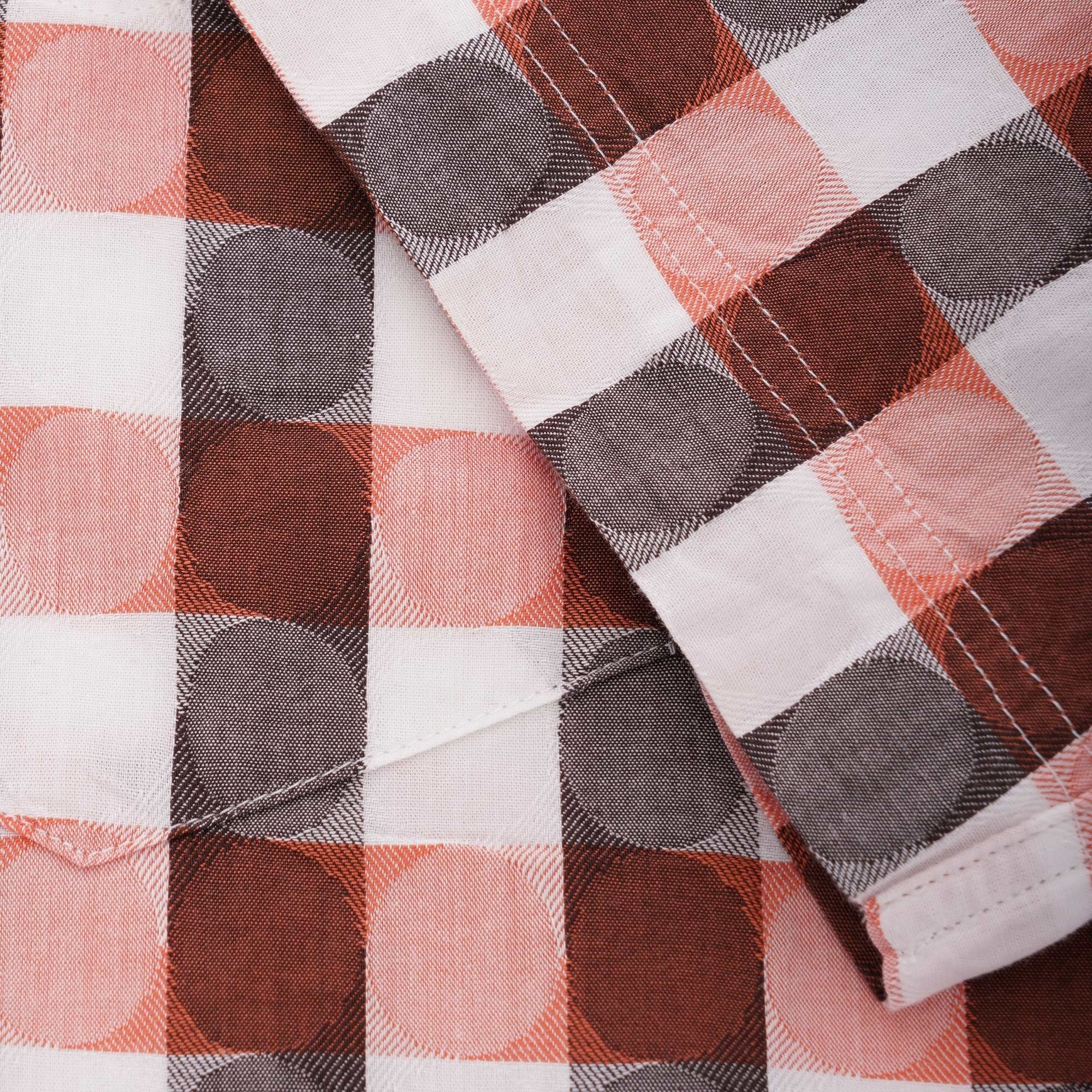 Ben Sherman Princetown Short Sleeve Shirt - Orange