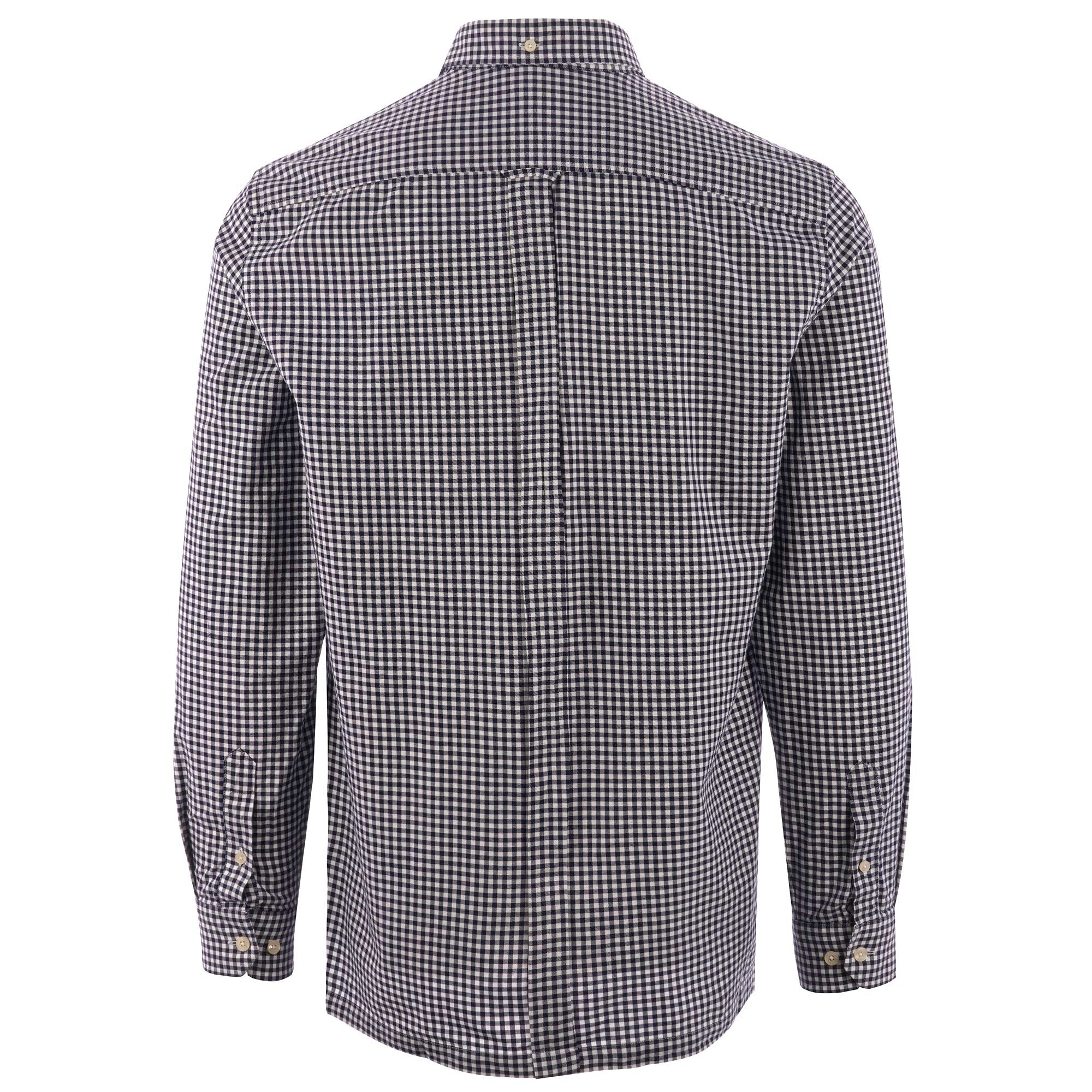 Ben Sherman Long Sleeve Mini House Gingham Shirt - Dark Navy