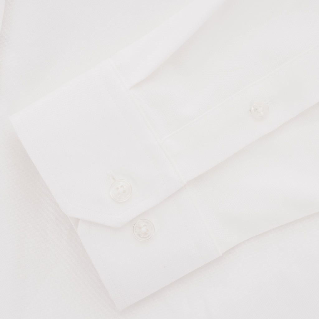 Ben Sherman Long Sleeve Oxford Shirt - White