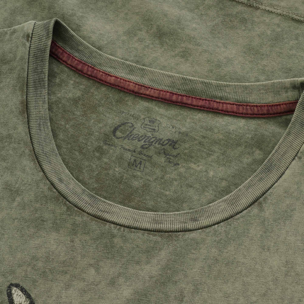 Chevignon Unlimited Vintage T-Shirt - Green Kaki