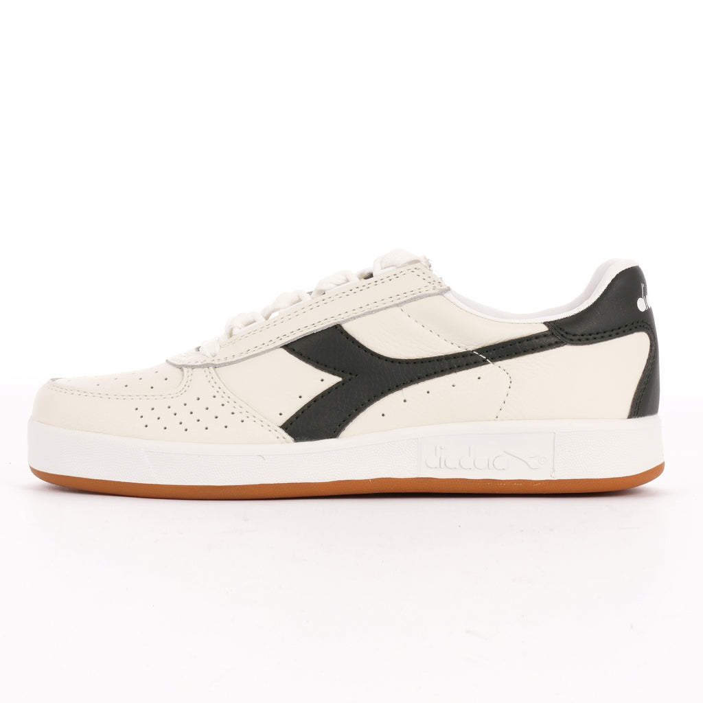 Diadora B.Elite L - White & Deep Forest