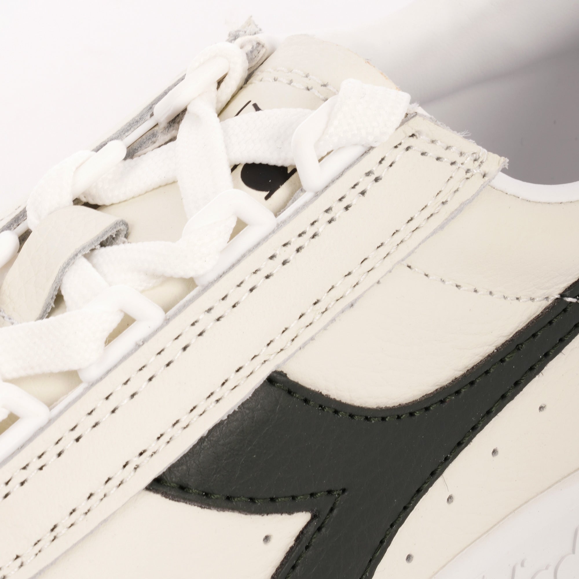 Diadora B.Elite L - White & Deep Forest