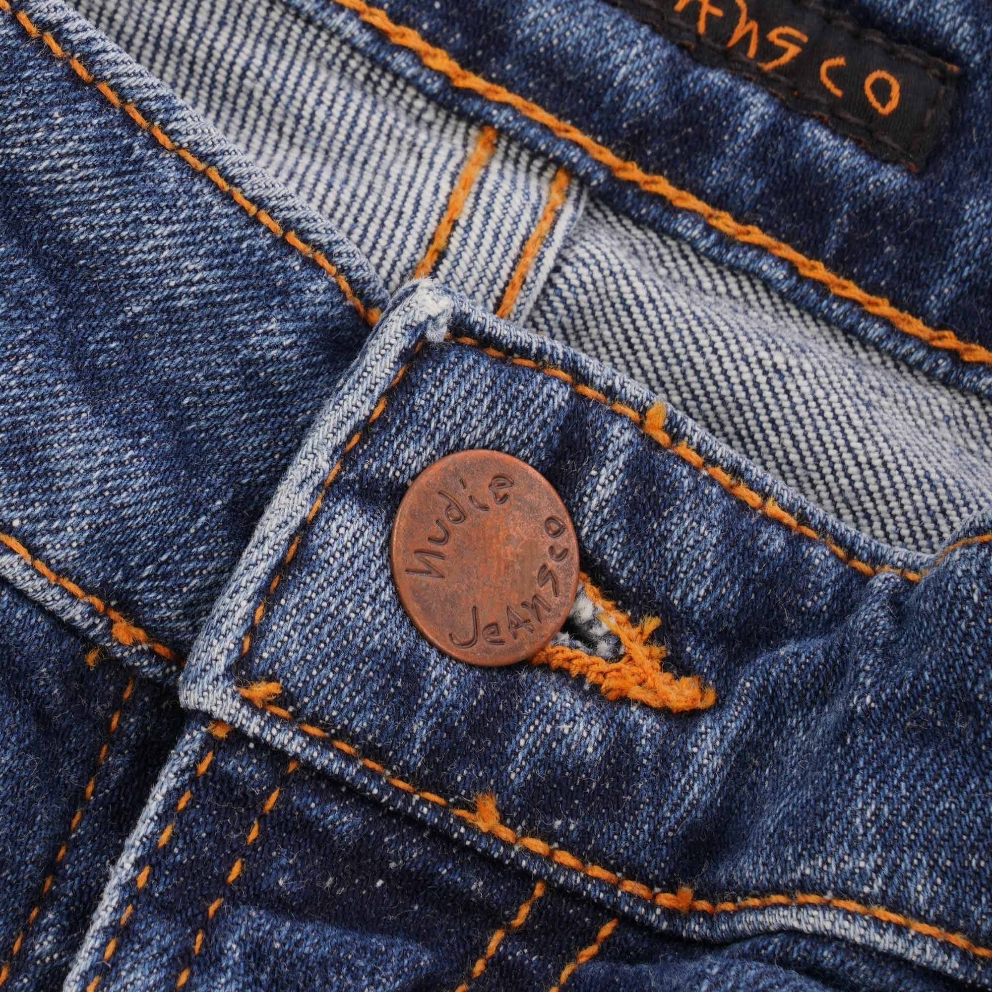 Nudie Jeans Skinny Lin Denim Jeans - Mid Authentic Power