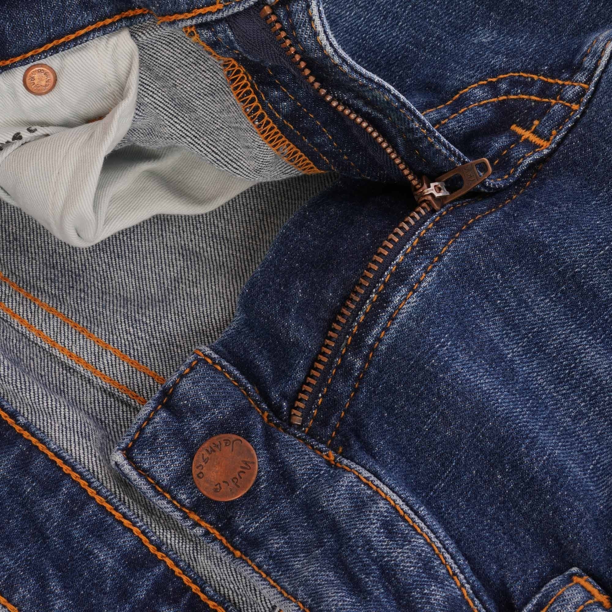 Nudie Jeans Skinny Lin Denim Jeans - Mid Authentic Power
