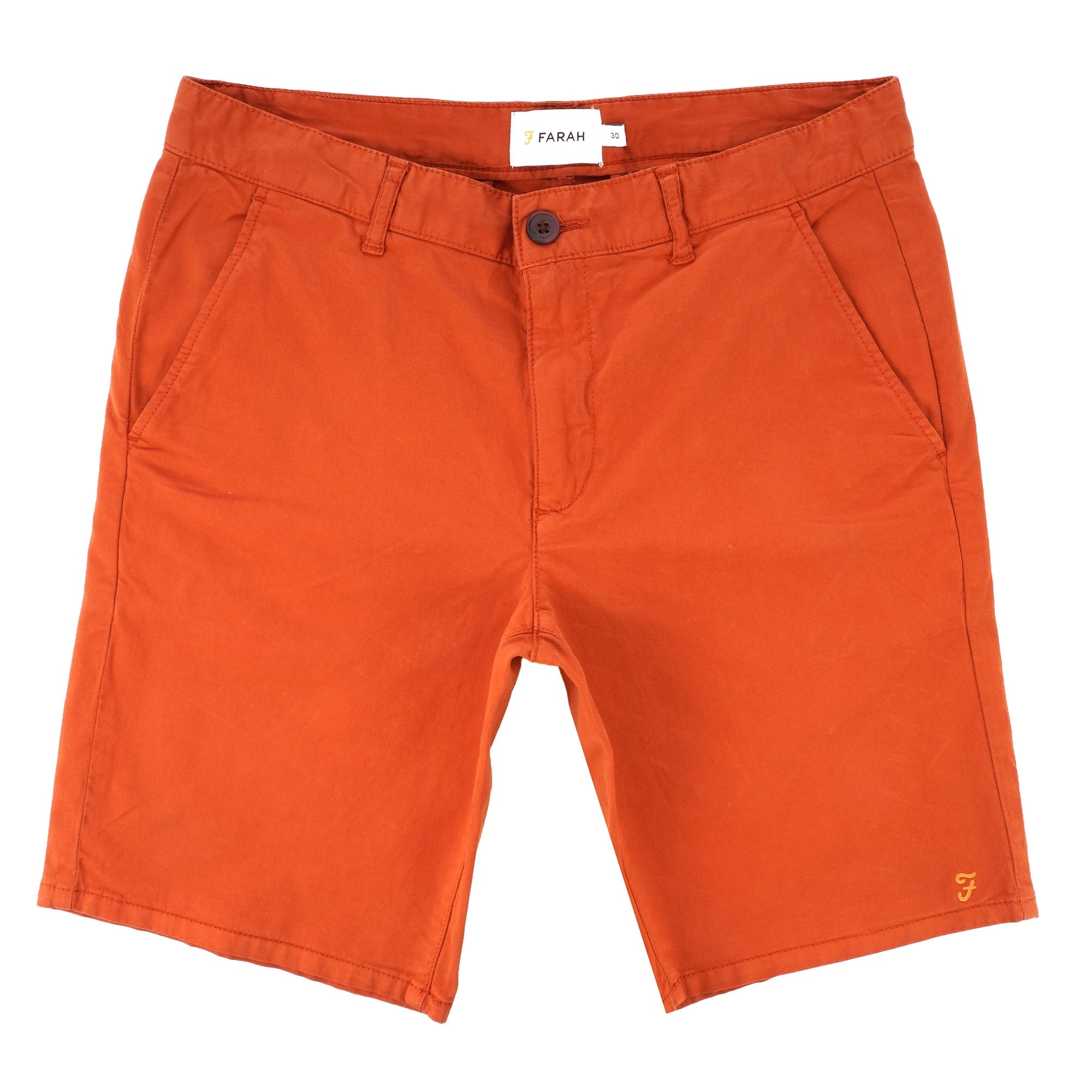 Farah Archive Hawk Chino Shorts - Goldfish