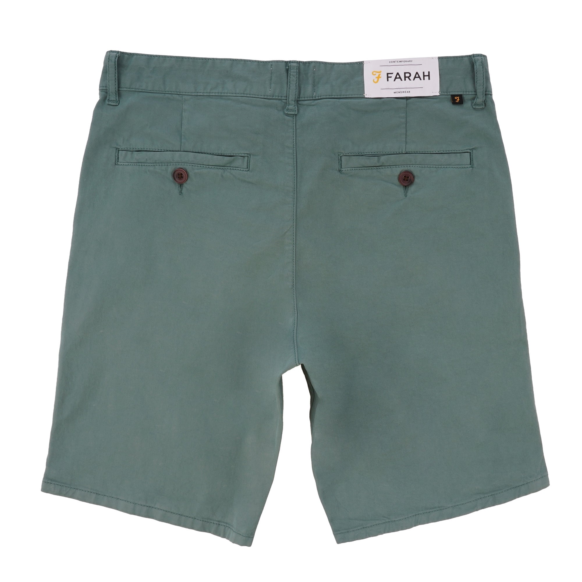 Farah Archive Hawk Chino Shorts - Green Biscuit