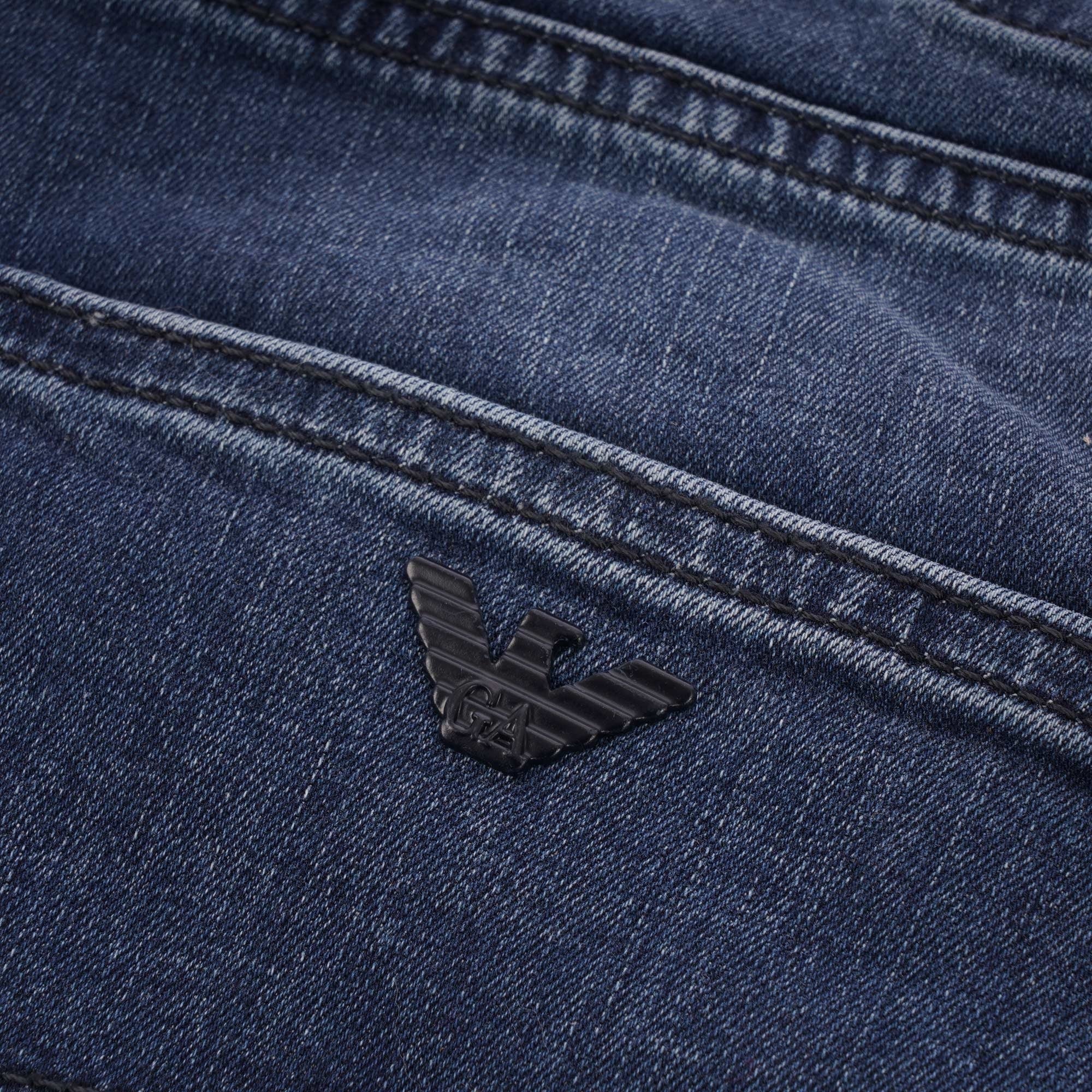 Emporio Armani J45 Comfort Denim - Medium Denim Blue