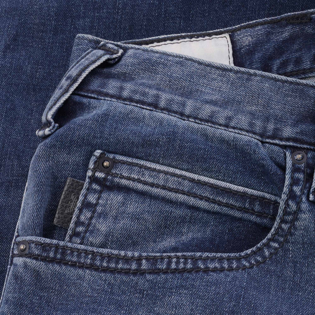 Emporio Armani J45 Comfort Denim - Medium Denim Blue