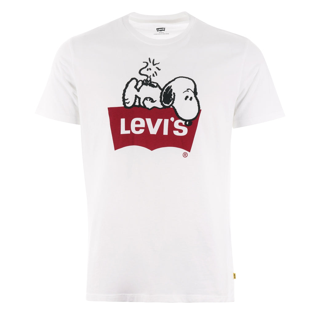 Snoopy Graphic Housemark T-Shirt - White