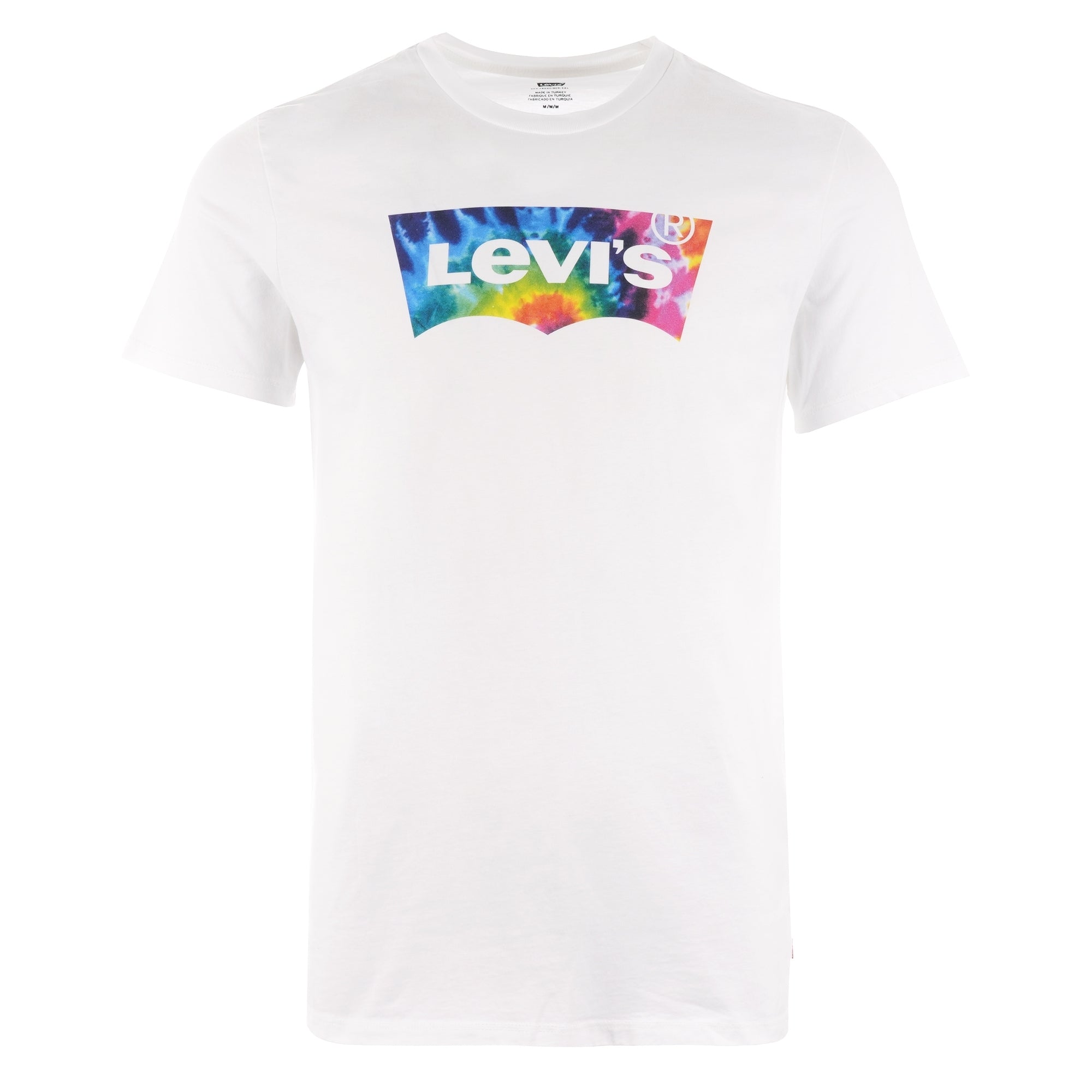 Levi's® Housemark T-Shirt - Tie Dye Logo White