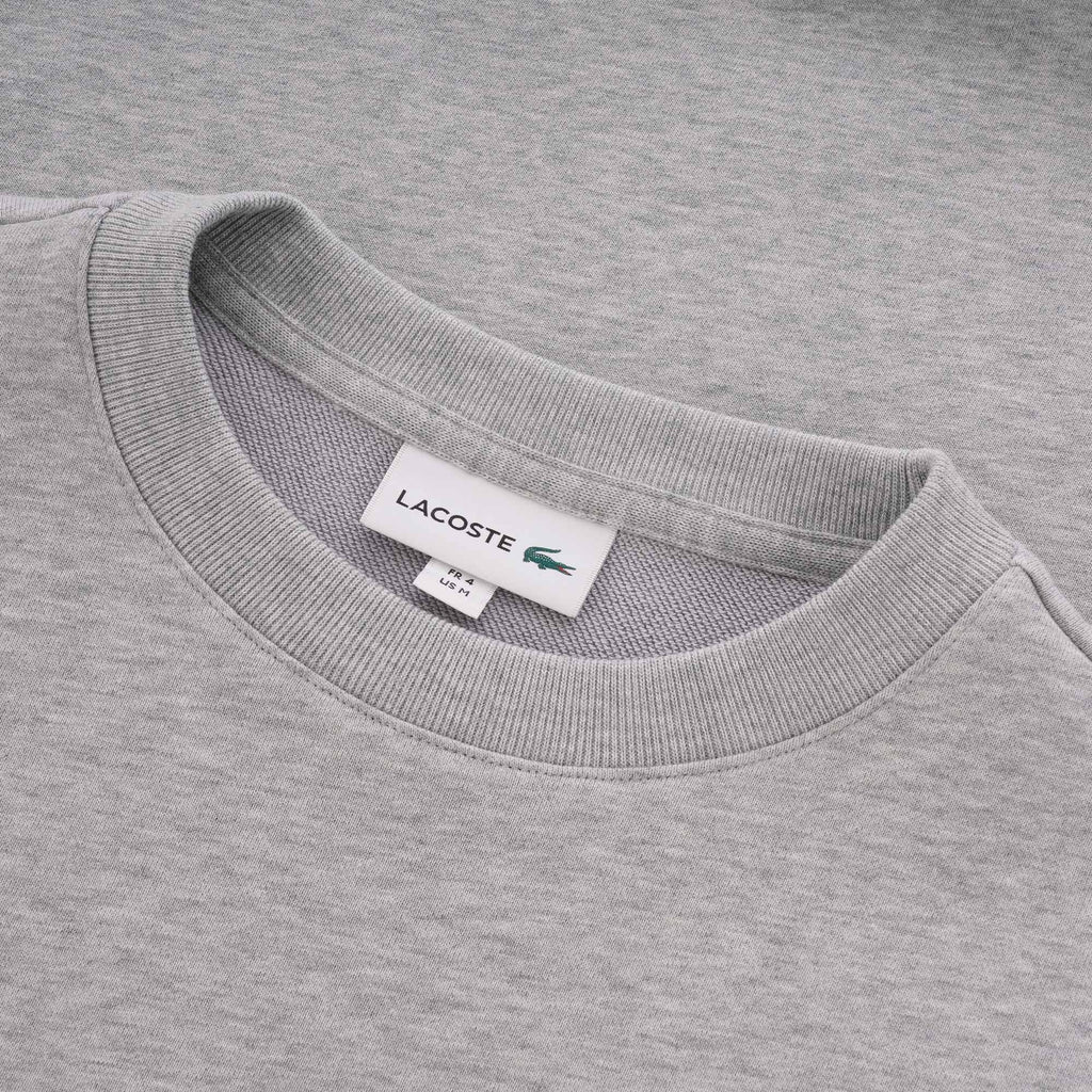 Lacoste Contrast Accents Sweatshirt - Silver Chine