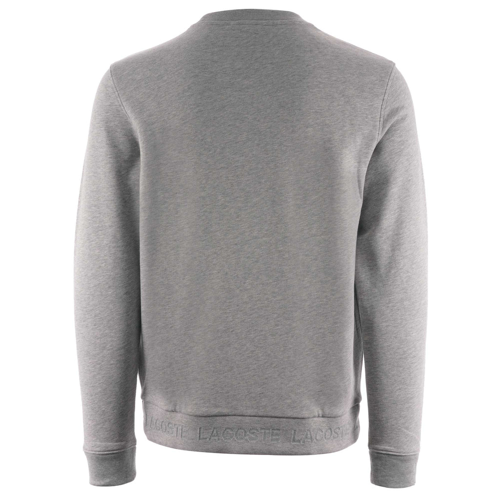 Lacoste Contrast Accents Sweatshirt - Silver Chine
