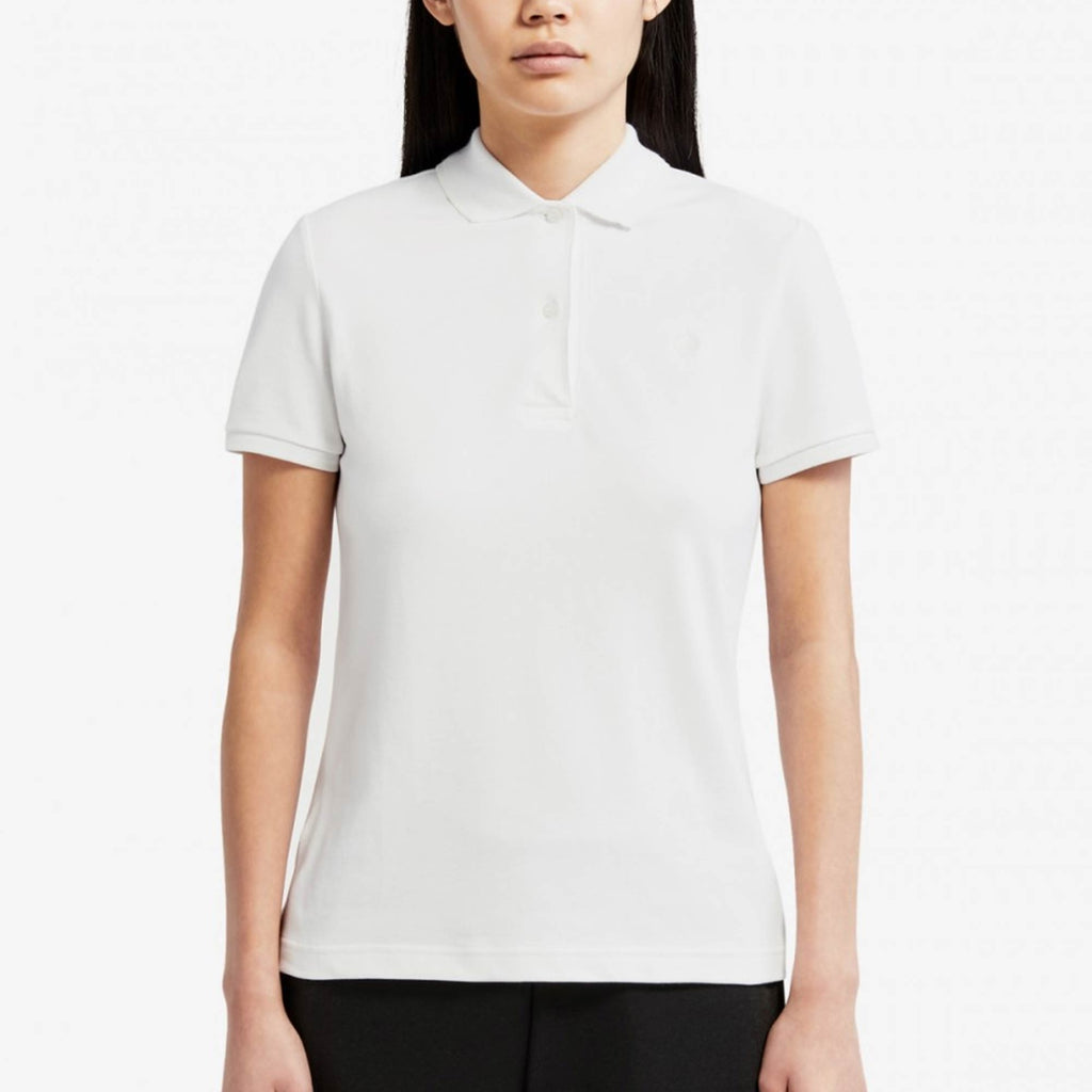 Fred Perry Womens Twin Tip Polo Shirt - White