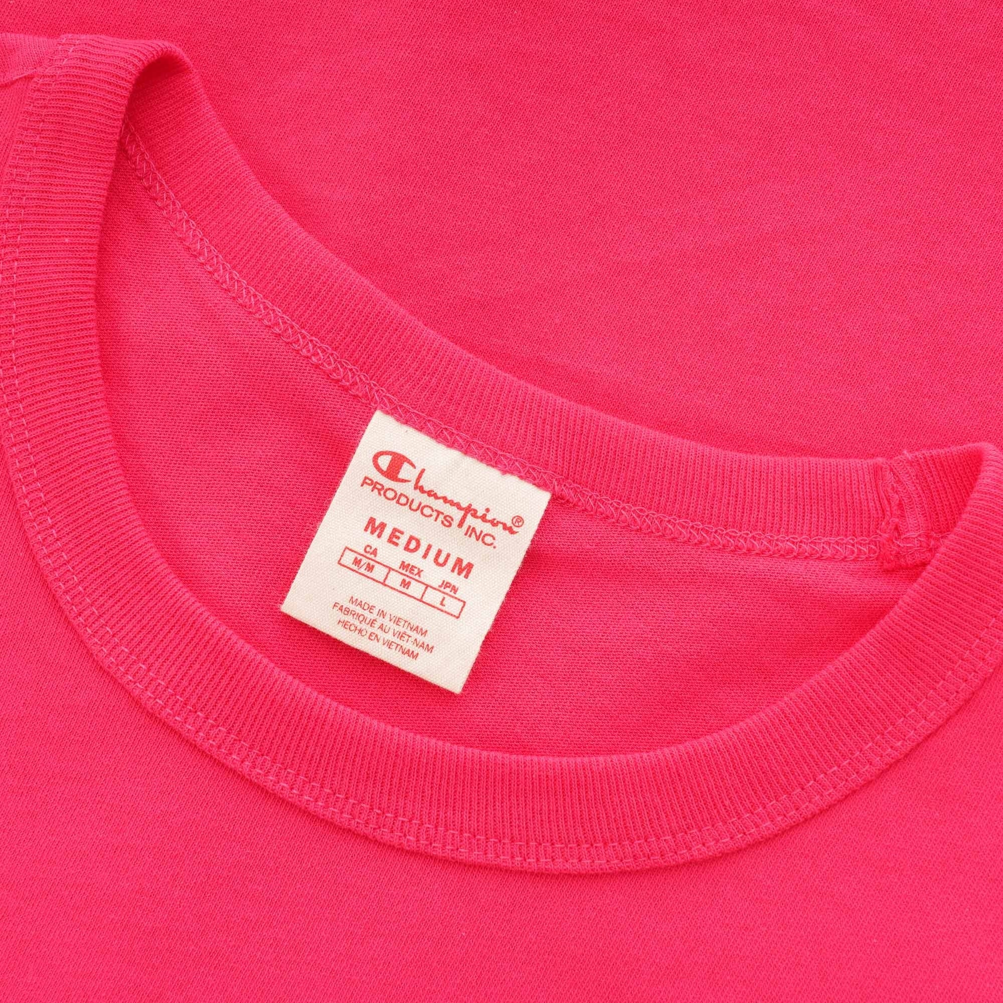 Champion Small Script Logo T-Shirt - Pink